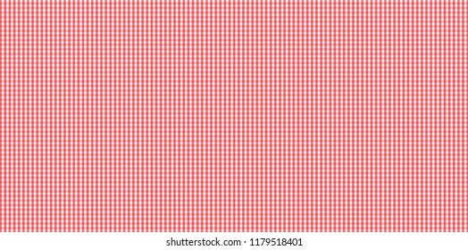 Red Gingham pattern. Texture from rhombus/squares for - plaid, tablecloths, clothes, shirts, dresses, paper, bedding, blankets, quilts and other textile products.