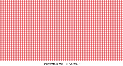 Red Gingham pattern. Texture from rhombus/squares for - plaid, tablecloths, clothes, shirts, dresses, paper, bedding, blankets, quilts and other textile products.