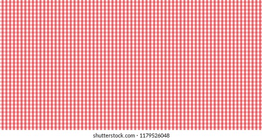 Red Gingham pattern. Texture from rhombus/squares for - plaid, tablecloths, clothes, shirts, dresses, paper, bedding, blankets, quilts and other textile products.