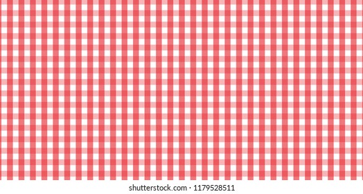 Red Gingham pattern. Texture from rhombus/squares for - plaid, tablecloths, clothes, shirts, dresses, paper, bedding, blankets, quilts and other textile products.