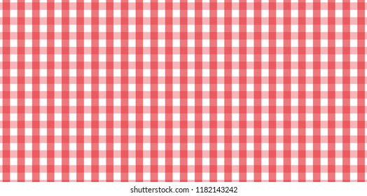 Red Gingham pattern. Texture from rhombus/squares for - plaid, tablecloths, clothes, shirts, dresses, paper, bedding, blankets, quilts and other textile products.
