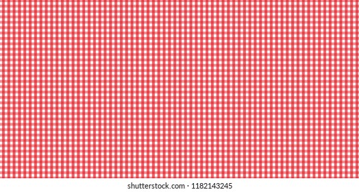 Red Gingham pattern. Texture from rhombus/squares for - plaid, tablecloths, clothes, shirts, dresses, paper, bedding, blankets, quilts and other textile products.