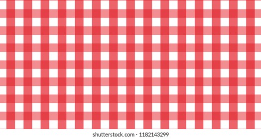 Red Gingham pattern. Texture from rhombus/squares for - plaid, tablecloths, clothes, shirts, dresses, paper, bedding, blankets, quilts and other textile products.