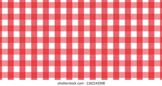 Red Gingham pattern. Texture from rhombus/squares for - plaid, tablecloths, clothes, shirts, dresses, paper, bedding, blankets, quilts and other textile products.