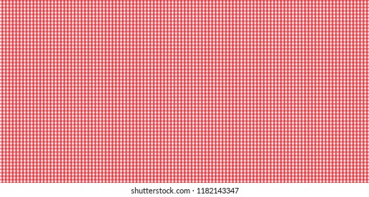 Red Gingham pattern. Texture from rhombus/squares for - plaid, tablecloths, clothes, shirts, dresses, paper, bedding, blankets, quilts and other textile products.