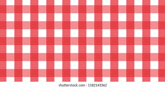 Red Gingham pattern. Texture from rhombus/squares for - plaid, tablecloths, clothes, shirts, dresses, paper, bedding, blankets, quilts and other textile products.