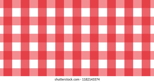 Red Gingham pattern. Texture from rhombus/squares for - plaid, tablecloths, clothes, shirts, dresses, paper, bedding, blankets, quilts and other textile products.