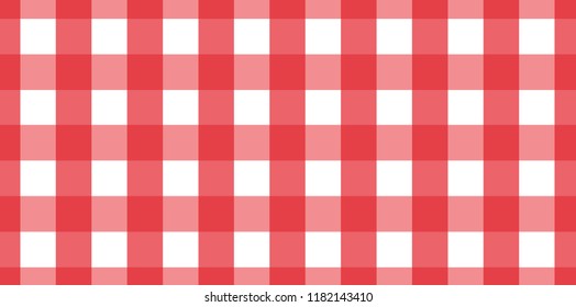 Red Gingham pattern. Texture from rhombus/squares for - plaid, tablecloths, clothes, shirts, dresses, paper, bedding, blankets, quilts and other textile products.
