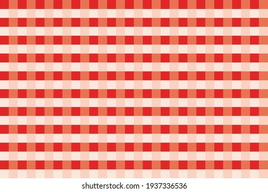 Textura de patrón sin fisuras de color rojo para manteles, camisas, diseño de tela, cocina, papel pintado, etc. Vector pettern.