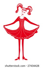 red girl