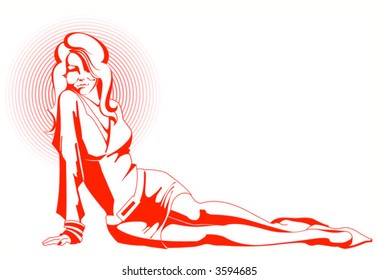 red girl