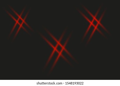 red glare on a black background
