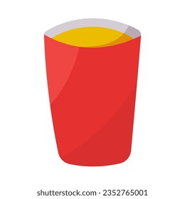 red glass drink party holiday element icon