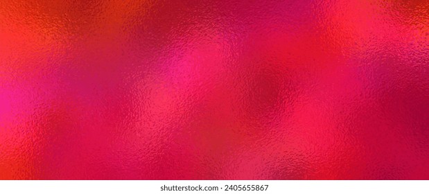 Red glass texture vector background for flyer, cards, poster, cover design. Christmas backdrop. Blurred stained glass window. Happy New Year! Red glass textured illustration for design. Holiday.