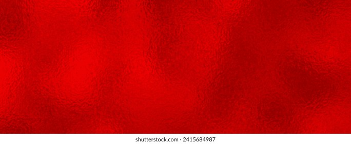 Red glass texture vector background for flyer, cards, poster, cover design. Christmas backdrop. Blurred stained glass window. Happy New Year! Red glass textured illustration for design. Holiday.