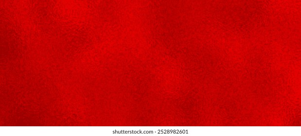 Red glass texture vector background for flyer, cards, poster, cover design. Christmas backdrop. Blurred stained glass window. Happy New Year! Red glass textured illustration for design. Holiday.