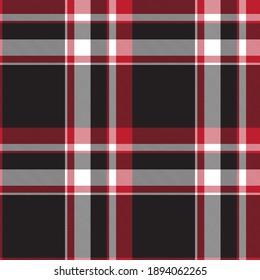 Red Glen Plaid seamless pattern suitable for fashion textiles and graphics