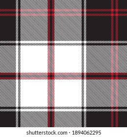Red Glen Plaid patrón sin costura adecuado para textiles y gráficos de moda
