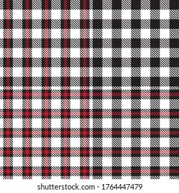 Red Glen Plaid textured seamless pattern suitable for fashion textiles and graphics