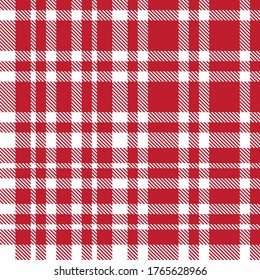 Red Glen Plaid textured seamless pattern suitable for fashion textiles and graphics