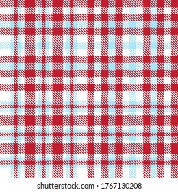 Red Glen Plaid textured seamless pattern suitable for fashion textiles and graphics