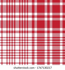 Red Glen Plaid textured seamless pattern suitable for fashion textiles and graphics