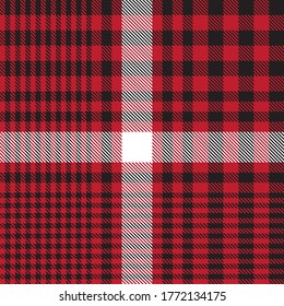 Red Glen Plaid textured seamless pattern suitable for fashion textiles and graphics