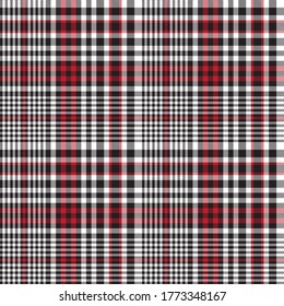 Red Glen Plaid con textura patrón sin costura adecuado para textiles y gráficos de moda