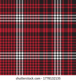 Red Glen Plaid textured seamless pattern suitable for fashion textiles and graphics