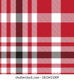 Red Glen Plaid textured seamless pattern suitable for fashion textiles and graphics