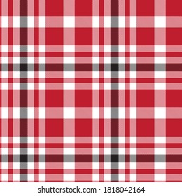 Red Glen Plaid textured seamless pattern suitable for fashion textiles and graphics