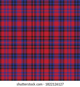 Red Glen Plaid textured seamless pattern suitable for fashion textiles and graphics