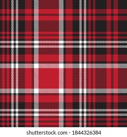 Red Glen Plaid textured seamless pattern suitable for fashion textiles and graphics