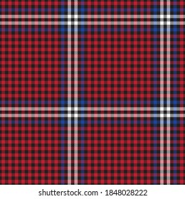 Red Glen Plaid textured seamless pattern suitable for fashion textiles and graphics