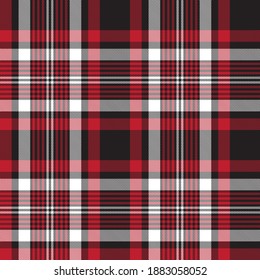 Red Glen Plaid textured seamless pattern suitable for fashion textiles and graphics