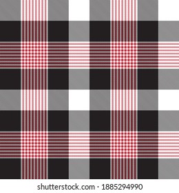 Red Glen Plaid textured seamless pattern suitable for fashion textiles and graphics