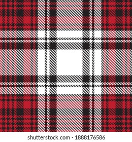Red Glen Plaid textured seamless pattern suitable for fashion textiles and graphics