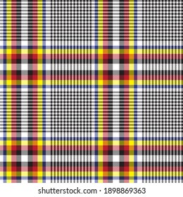 Red Glen Plaid textured seamless pattern suitable for fashion textiles and graphics