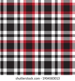 Red Glen Plaid textured seamless pattern suitable for fashion textiles and graphics