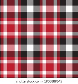 Red Glen Plaid textured seamless pattern suitable for fashion textiles and graphics