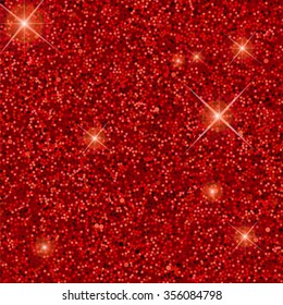 Red glitter background vector