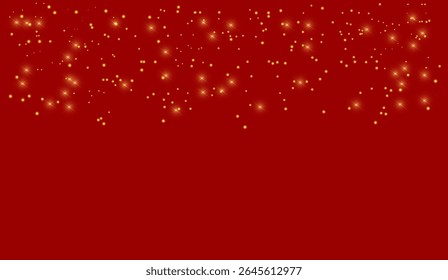 Fundo bokeh vermelho brilhante. Fundo vermelho abstrato com brilho.
