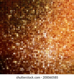 Red glitters on a soft blurred background with smooth highlights. EPS 10 vector file included