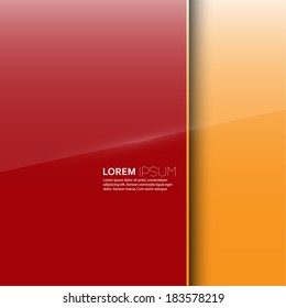 Red glossy blank with a background