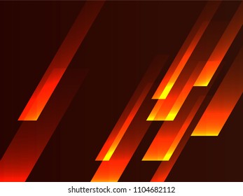 red glow light rectangle with dark background