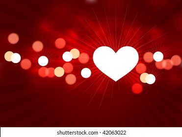 Antecedentes del Día de San Valentín brillante rojo