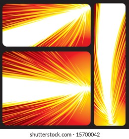 Red Glowing Banner, vector illustration layers file.