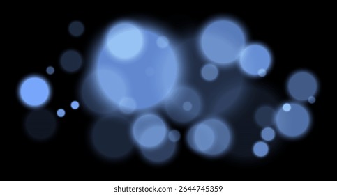 Red glowing bokeh with layered circle particles and blur effect on black backdrop. Creates a dramatic, energetic visual for digital compositions.