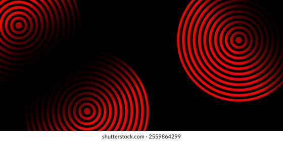 Red glowing colour geometric rounded shapes minimal blur design background vector illustration eps10. Perfect for modern projects basktop wallpaper banner poster art texture science effect projects.