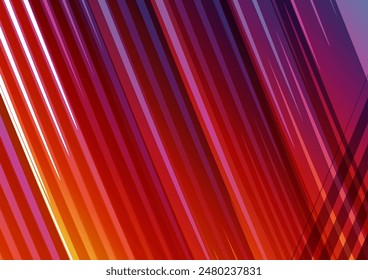 Red glowing speed lines background